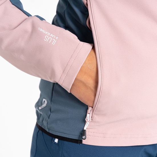 Veste à capuche Femme Softshell Avidly Rose