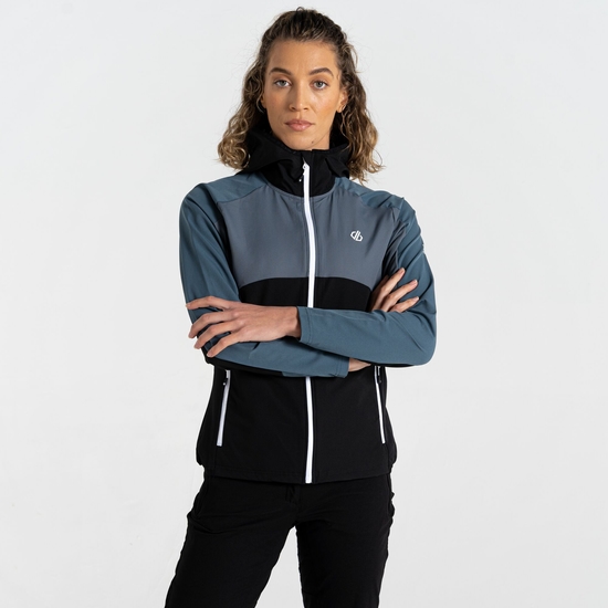 Veste à capuche Femme Softshell Avidly Gris