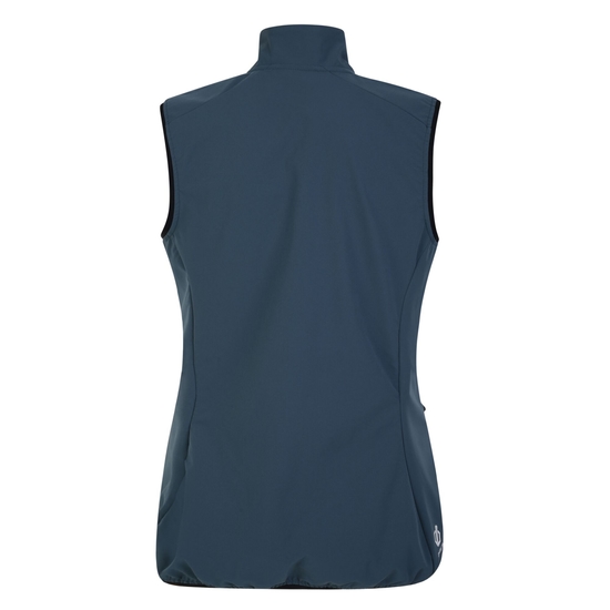 Women's Avidly Softshell Vest Dusky Rose Orion Grey