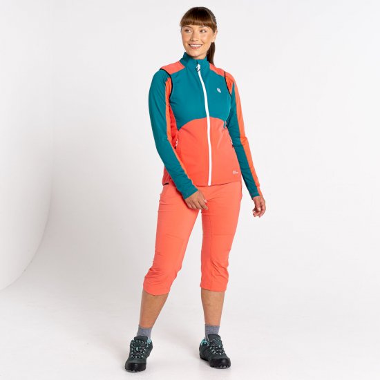 Women's Avidly Softshell Vest Neon Peach