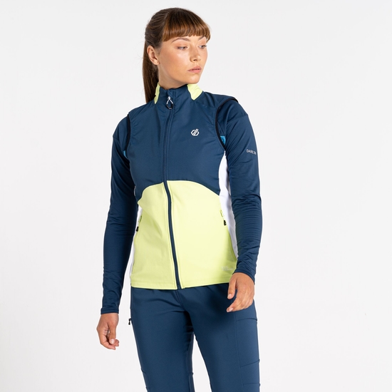 Damen Avidly Softshell-Weste Grün
