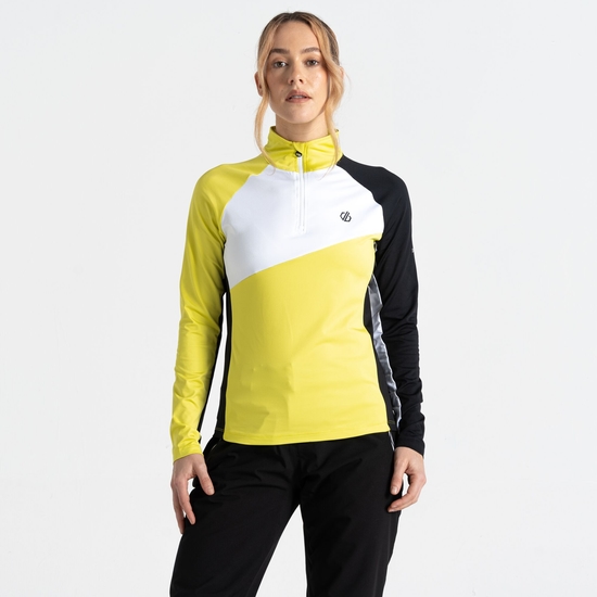 Ice Femme Couche intermédiaire Core Stretch Jaune