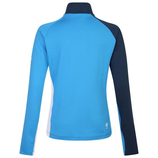 Women's Ice Core Stretch Midlayer Swedish Blue Moonlight Denim