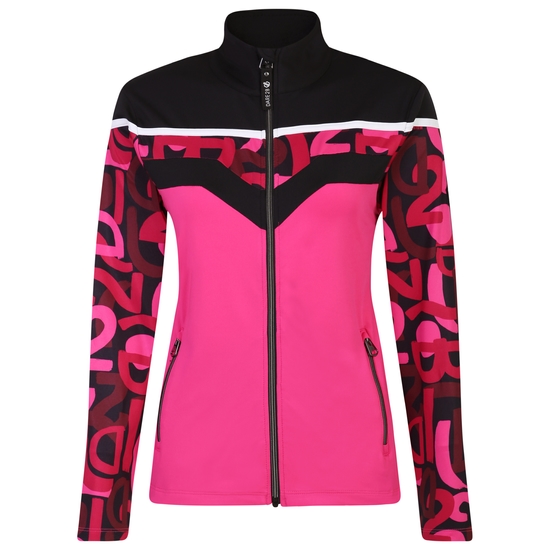 Couche core stretch Rocker pour femme Rose Graffiti