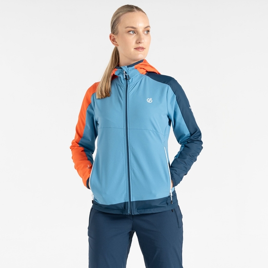 Damen Avidly II Softshelljacke Blau