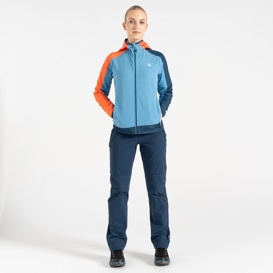 Women's Avidly II Softshell Jacket Niagara Blue Satsuma
