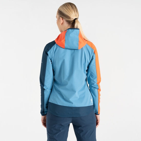 Women's Avidly II Softshell Jacket Niagara Blue Satsuma