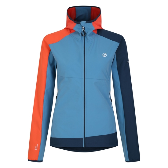 Women's Avidly II Softshell Jacket Niagara Blue Satsuma