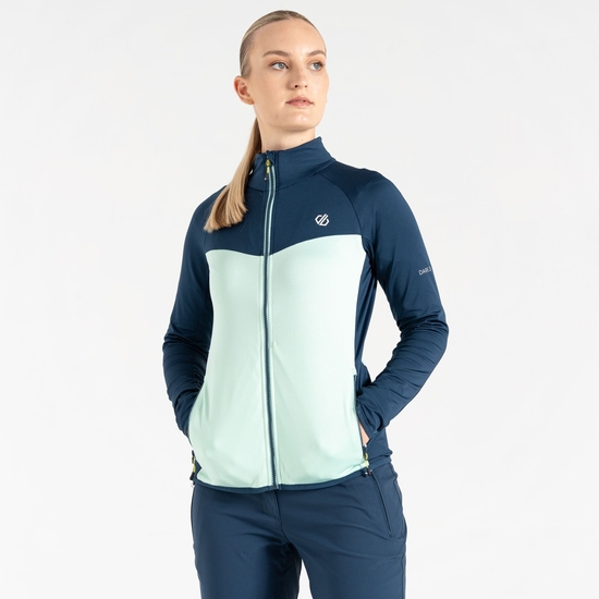 Couche intermédiaire core stretch femme Ascending Vert