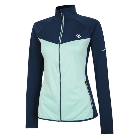 Couche intermédiaire core stretch femme Ascending Vert