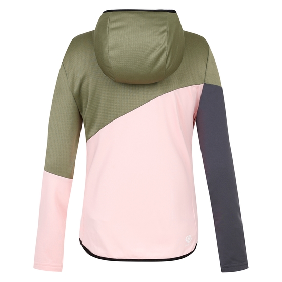 Couche intermédiaire Core Stretch Femme Convey III Vert Olive Et Rose