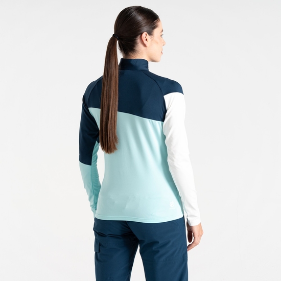 Women's Ice II Core Stretch Midlayer Moonlight Denim Blue