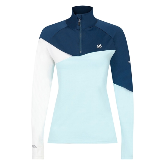 Women's Ice II Core Stretch Midlayer Moonlight Denim Blue