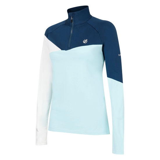 Women's Ice II Core Stretch Midlayer Moonlight Denim Blue
