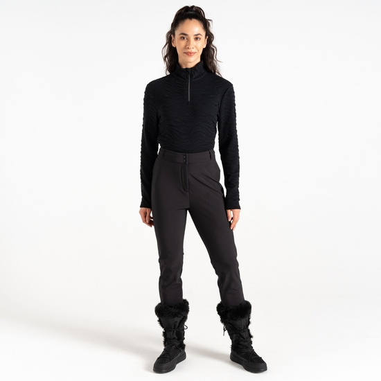 Damen Sleek IV Softshell Skihose Schwarz