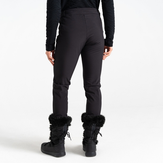 Damen Sleek IV Softshell Skihose Schwarz