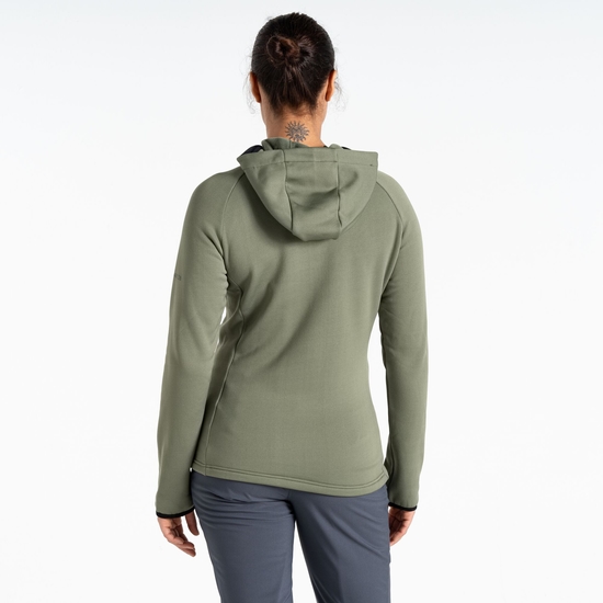 Women's Density Core Stretch Midlayer Olivine Green