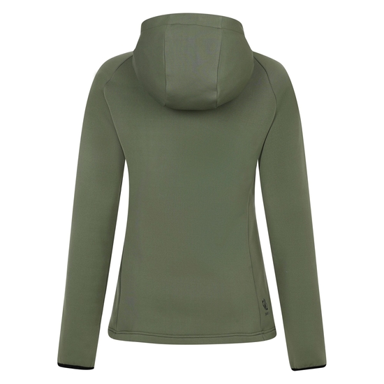 Women's Density Core Stretch Midlayer Olivine Green