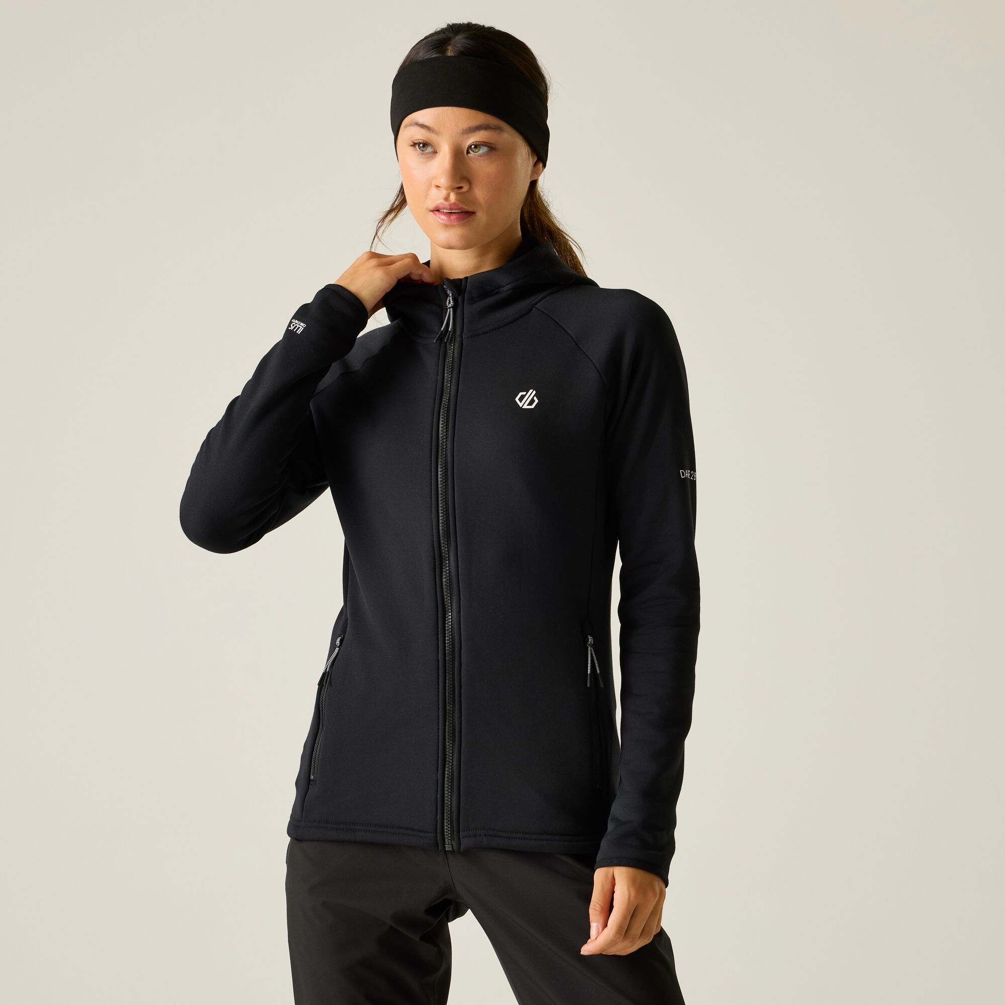 Dare 2B Women's Black Density Core Stretch Midlayer Size: 16