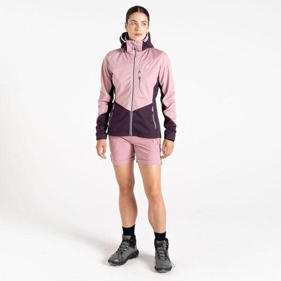 Women's Lexan Softshell Jacket Lilas & Deep Plum 