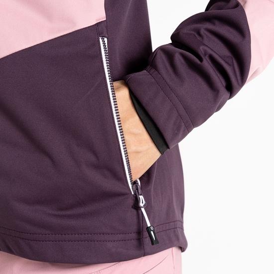 Women's Lexan Softshell Jacket Lilas & Deep Plum 