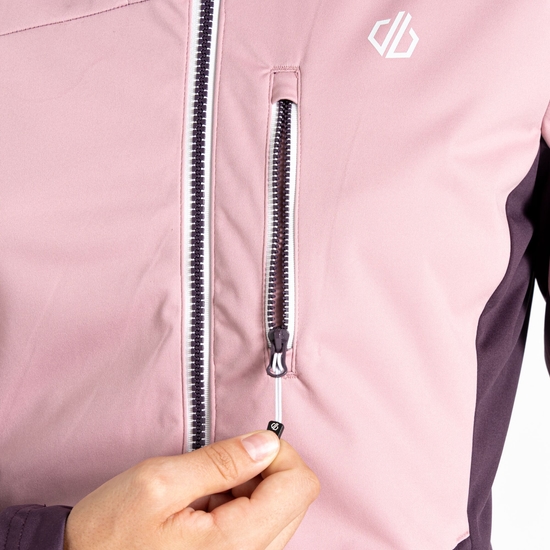 Women's Lexan Softshell Jacket Lilas & Deep Plum 