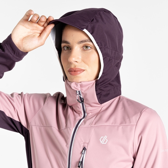 Women's Lexan Softshell Jacket Lilas & Deep Plum 