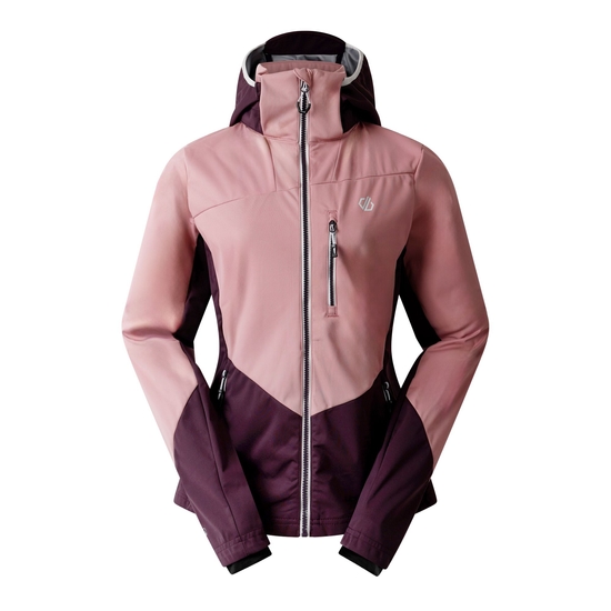 Women's Lexan Softshell Jacket Lilas & Deep Plum 