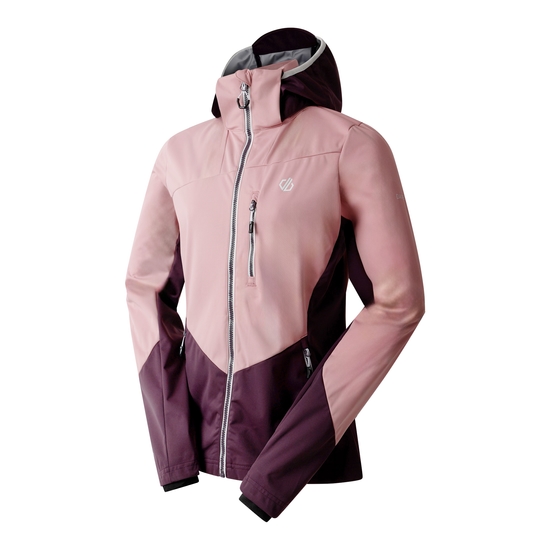 Women's Lexan Softshell Jacket Lilas & Deep Plum 