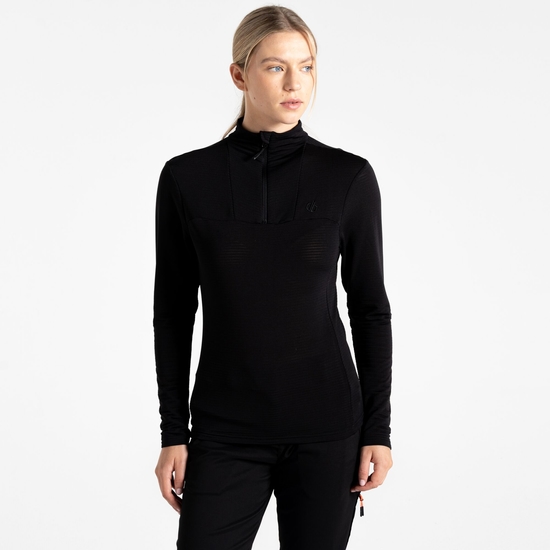 Damen Torrek Midlayer zum Überziehen Schwarz