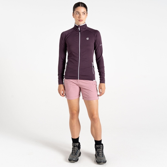 Women's Emerging Core Stretch Midlayer Deep Plum 