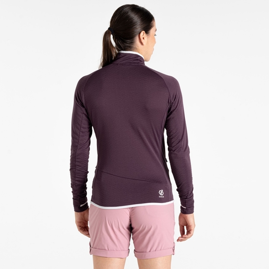 Women's Emerging Core Stretch Midlayer Deep Plum 