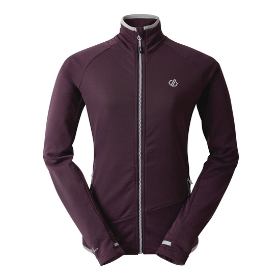 Women's Emerging Core Stretch Midlayer Deep Plum 