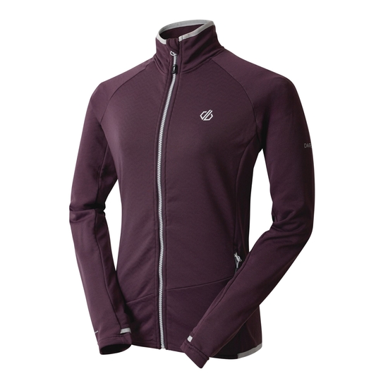 Women's Emerging Core Stretch Midlayer Deep Plum 