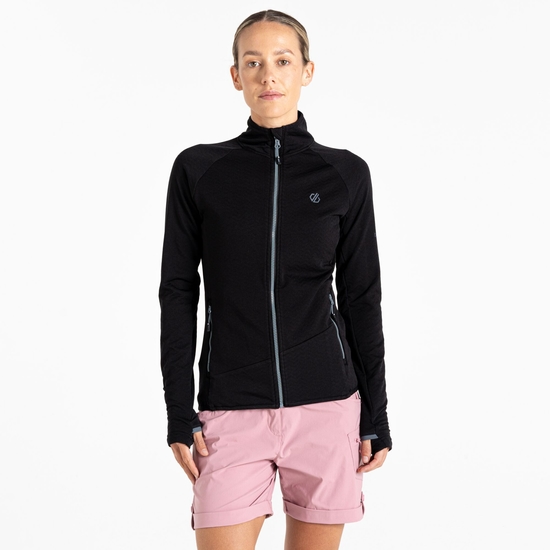 Damen Emerging Core-Stretch-Midlayer Schwarz