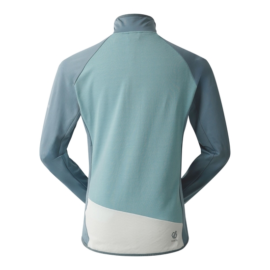 Women's Emerging Core Stretch Midlayer Element Grey & Aquifer