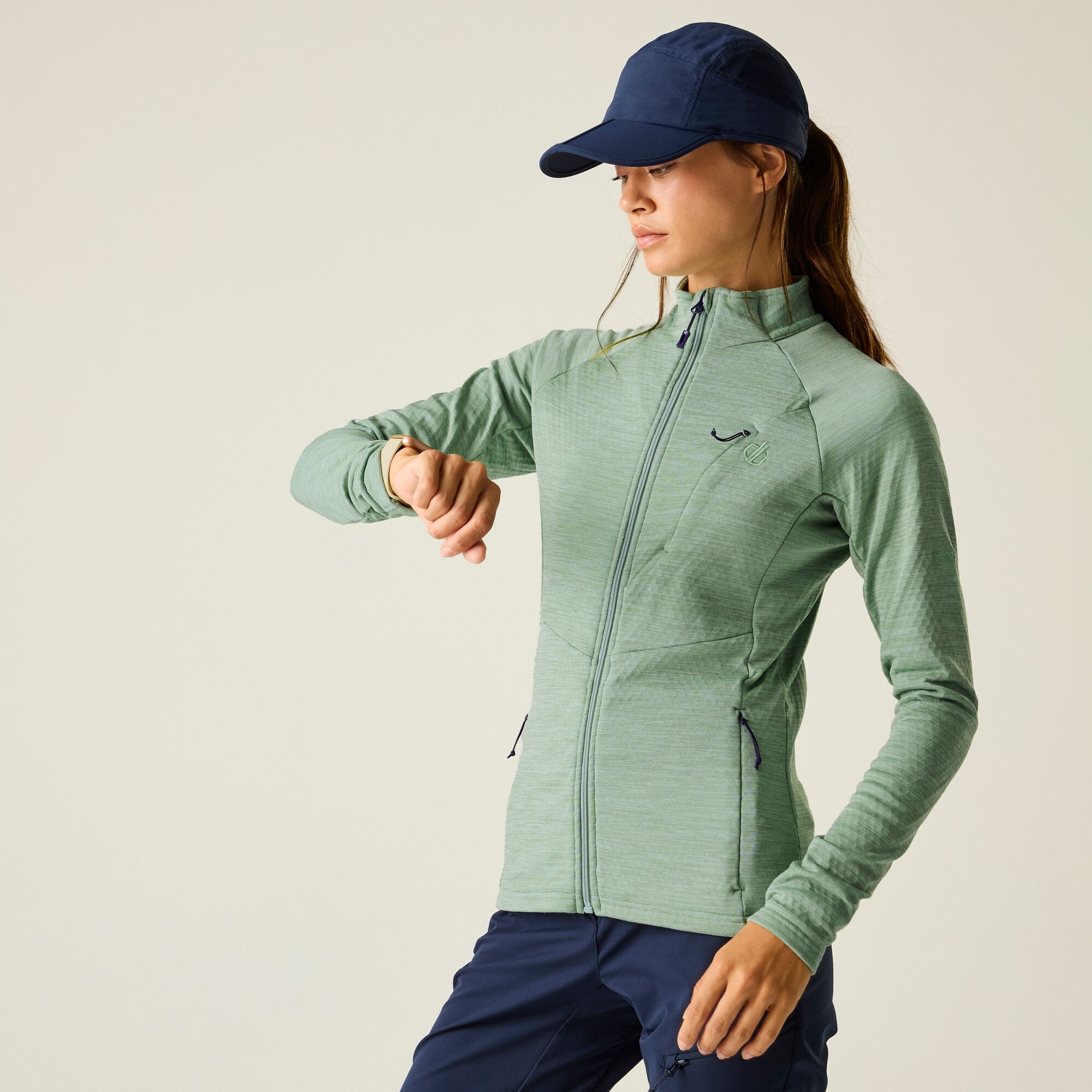 Dare 2B Women's Green Emerging Iii Stretch Midlayer Size: 10