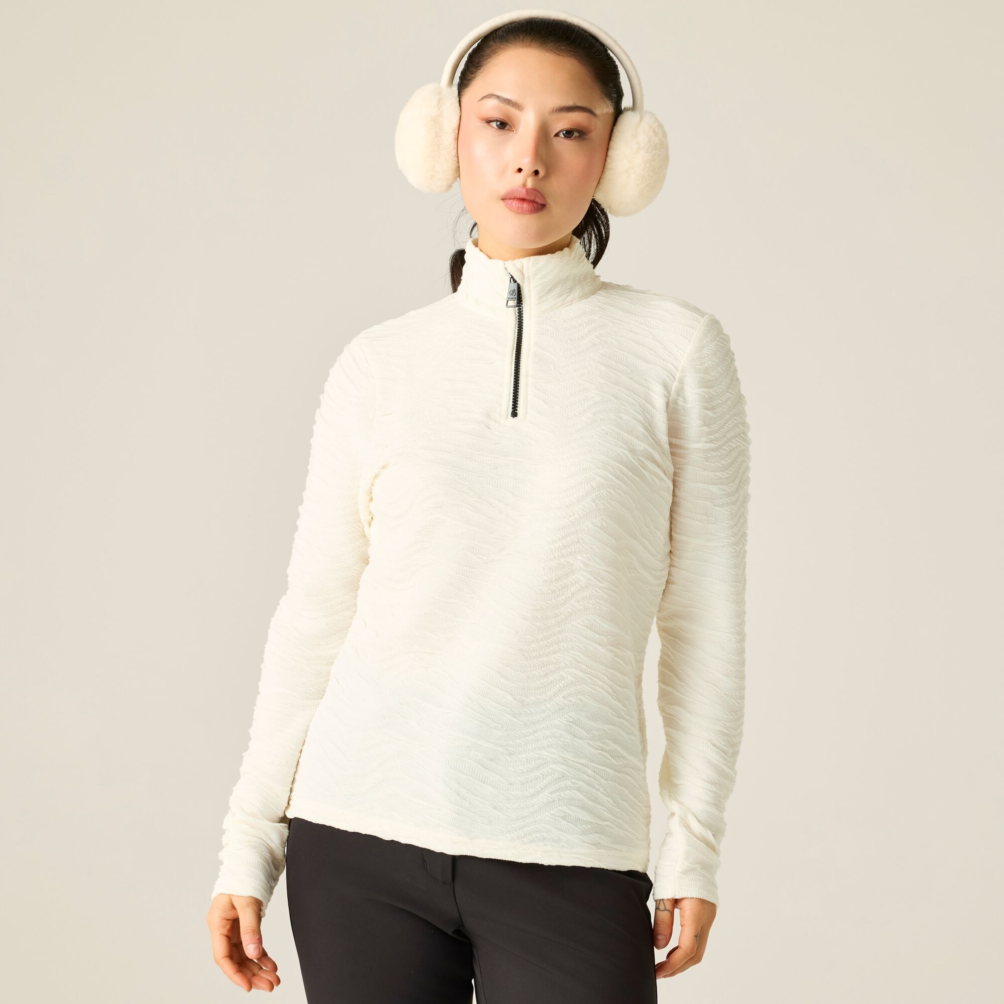 Dare 2B Women's Beige Glamorize Iv Midlayer Size: 6 - Image 1