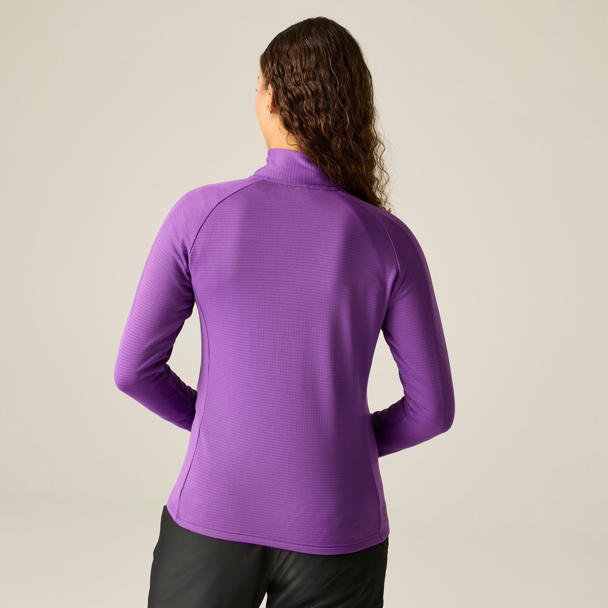 Dare 2B Women's Purple Lowline Core Stretch Midlayer Size: 8 - Image 3