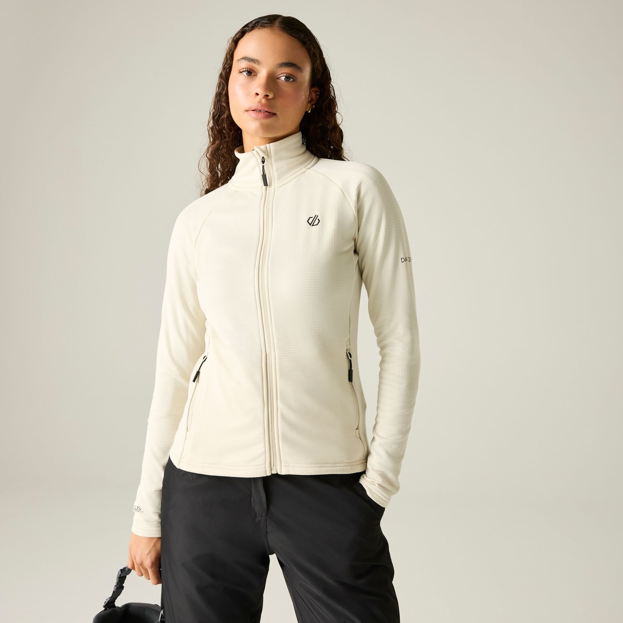 Dare 2B Women's White Lowline Core Stretch Midlayer Size: 12