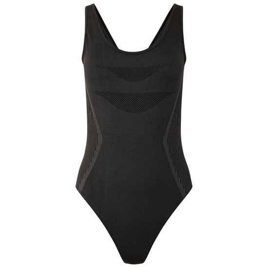 Don't Sweat It Badeanzug für Damen Schwarz