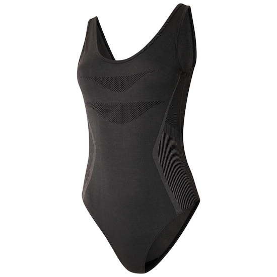 Don't Sweat It Badeanzug für Damen Schwarz