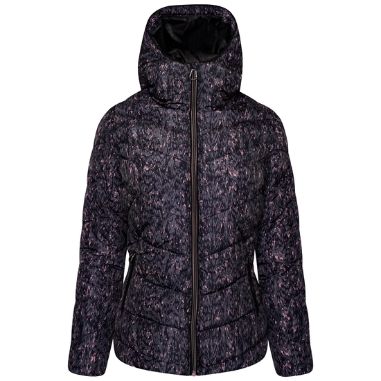 Women's Reputable Insulated Jacket Powder Pink Wave Print