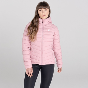 Women's Deter Recycled Waterproof Quilted Jacket Powder Pink