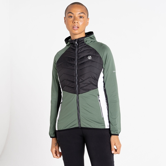 Surmount II Femme Veste hybride en laine  Vert