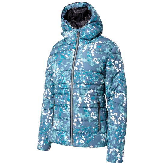Women's Reputable II Puffer Jacket Canton Green Animal Print