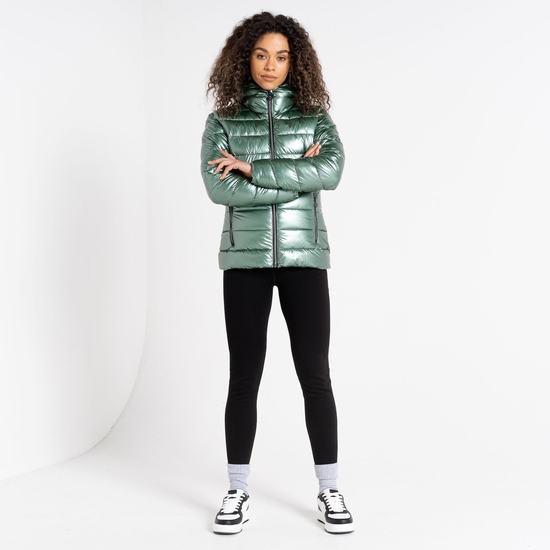 Women's Reputable II Puffer Jacket Duck Green Metallic