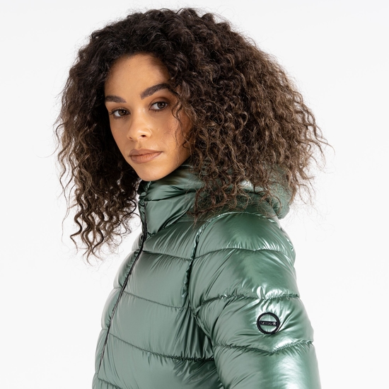 Women's Reputable II Puffer Jacket Duck Green Metallic