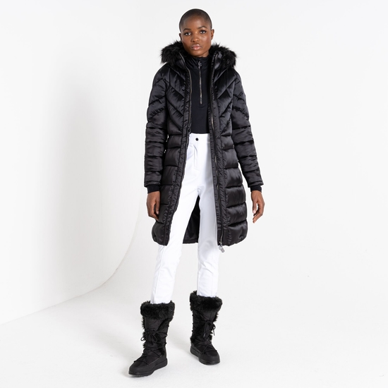 Julien Macdonald - Women's Suppression Longline Jacket Black Shine