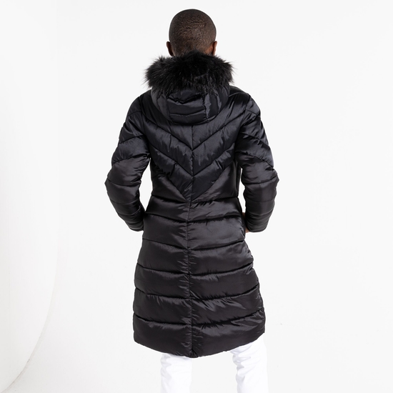 Julien Macdonald - Women's Suppression Longline Jacket Black Shine